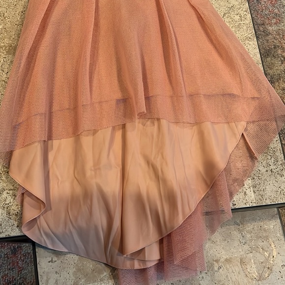Elliatt pink mesh high low dress NWT - Picture 2 of 4